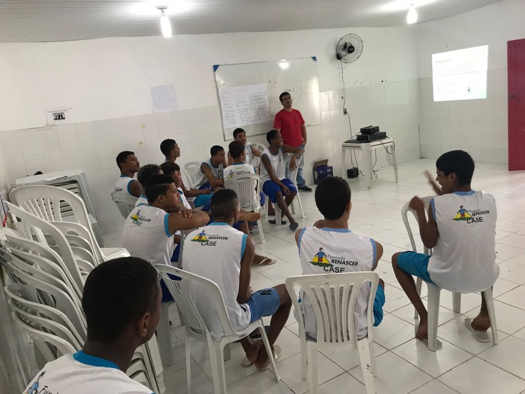 Socioeducandos do CASE I debatem importância do ‘Janeiro Branco’