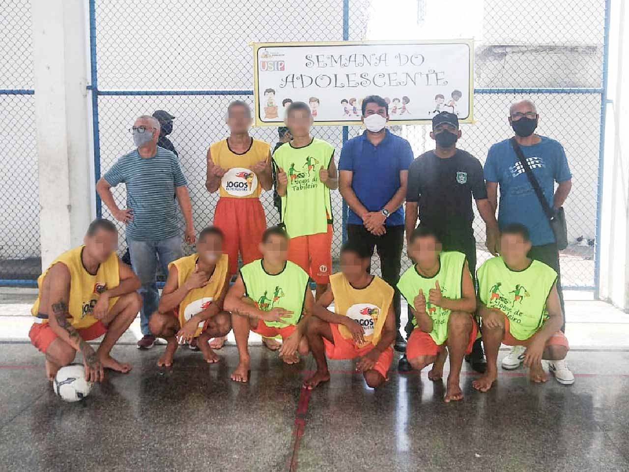 Adolescentes em internação provisória na Usip participam de semana de recreação