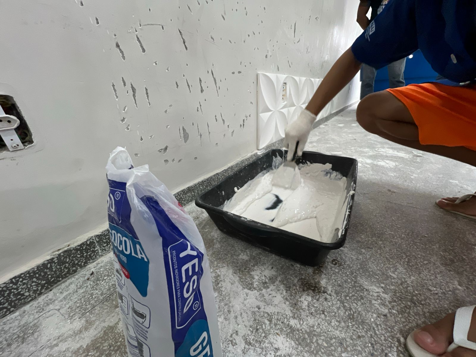 Adolescentes da Casem iniciam curso de Gesseiro Imobiliário